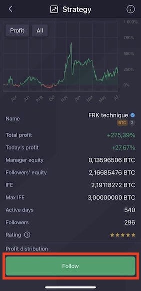 Following Now Implemented Into Exnes Market View Mobile App Copy Trading Experience - 2