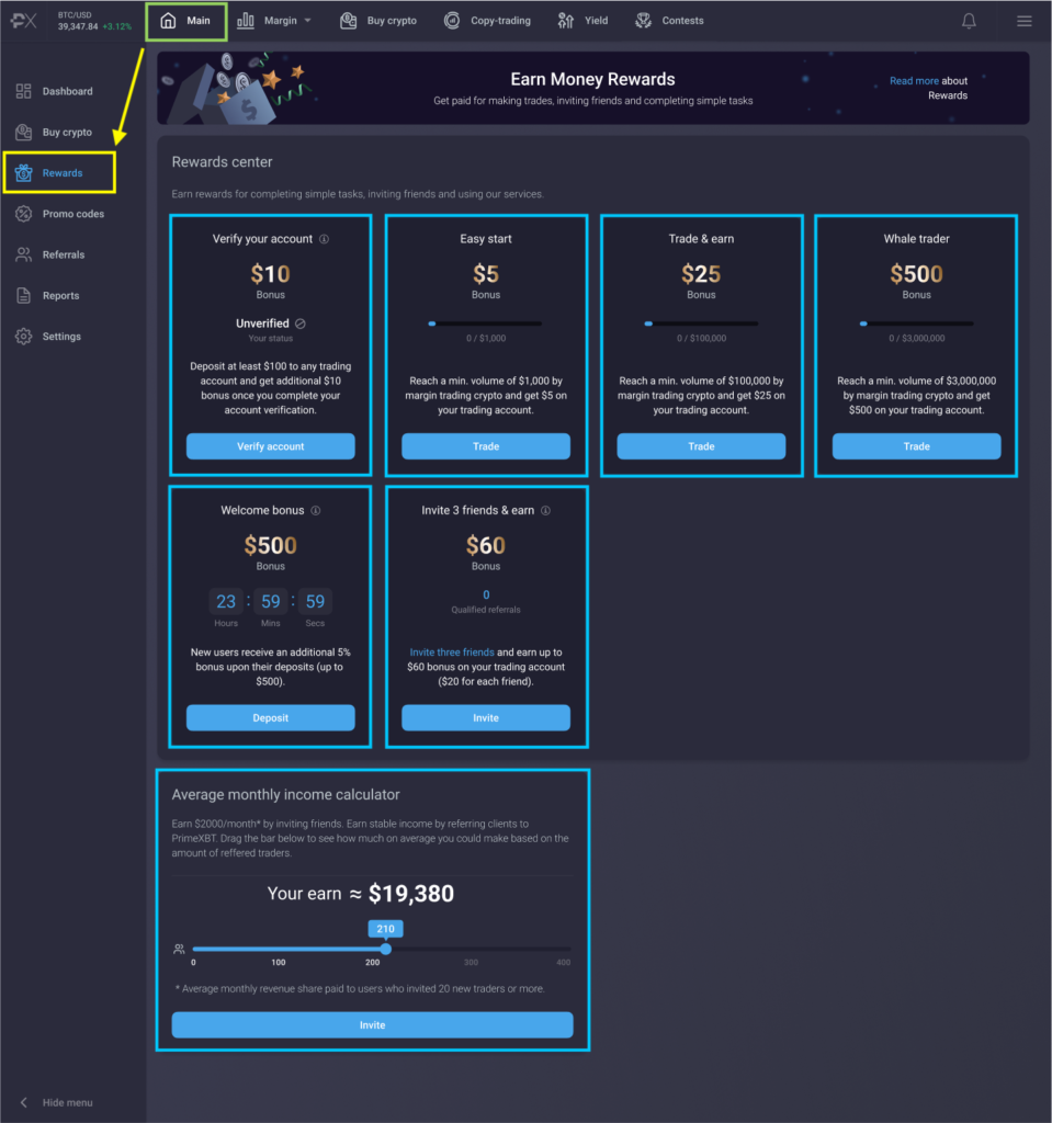 Introducing The All-New Exnes Market View Rewards Center: Earn Crypto For Completing Tasks - 1 959x1024